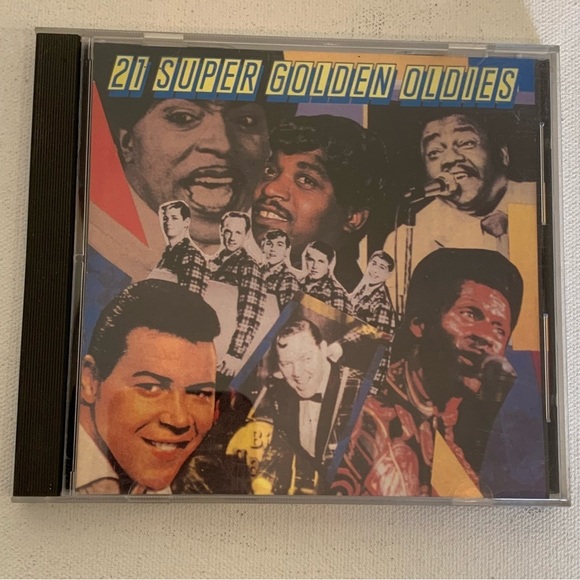 21 Super Golden Oldies CD 1987 Del Shannon Runaway Chubby Checker Little Richard - Picture 1 of 6